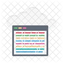 Cloud Coding Cloud Development Cloud Programming アイコン