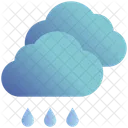 Cloud Rain Forecast Icon