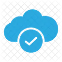 Cloud Accpetance Check Mark Icon