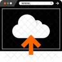 Cloud Up Storage Icon