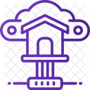 Cloud Home House Icon