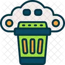 Cloud Recycle Bin Symbol