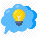 Cloud Idea Innovation Bright Idea Icon