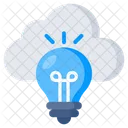 Cloud Idea Cloud Innovation Bright Idea Icon