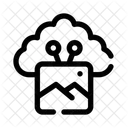 Cloud Image Ai Image Generator Cloud Computing Icon
