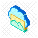 Cloud Image Storage  Icon