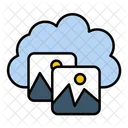 Cloud Photo Computing Icon