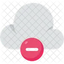 Cloud Computing Cloud Negativ Symbol