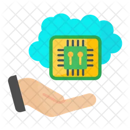Cloud In Hands  Icon