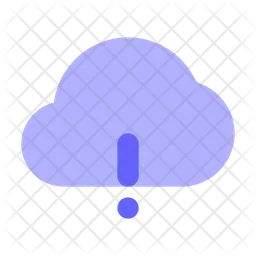 Cloud Warning  Icon