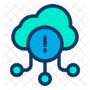 Informationen Cloud Details Online Speicher Symbol