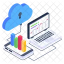 Cloud Data Analytics Cloud Infographics Cloud Data Icon