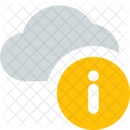 Cloud Information  Icon