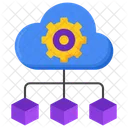 Cloud Infrastructure Cloud Computing Cloud Hosting Icon