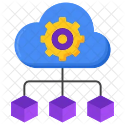 Cloud Infrastructure  Icon