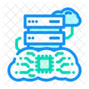Infrastructure Cloud Computing Icon