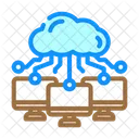 Cloud Infrastructure Data Icon