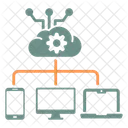 Cloud infrastructure  Icon