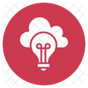 Cloud Innovation Cloud Idee Kreative Idee Symbol