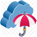Cloud Computing Insurance Icon