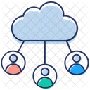 Cloud Interconnection Icon