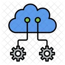Cloud Computing Data Storage Data Management Icon