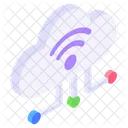 Cloud Verbindung Cloud Internet Cloud Konnektivitat Symbol