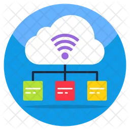 Cloud Internet Network  Icon