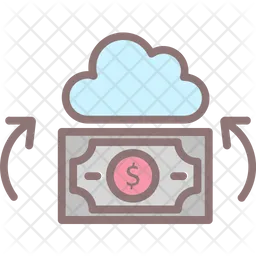 Cloud Investment  Icon