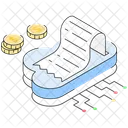 Cloud Invoice Billing Cloud Service Icon