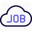 Cloud-Job  Symbol