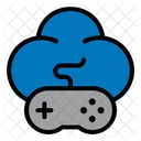Spiel Joystick Wolke Symbol