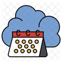 Cloud-Kalender  Symbol