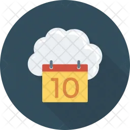 Cloud-Kalender  Symbol