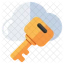 Cloud Key Cloud Protection Secure Cloud Icon