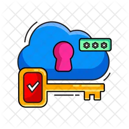 Cloud Key  Icon