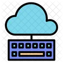 Cloud Keyboard Keyboard Cloud Computing Icon