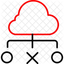 Cloud Konnektivitat Cloud Cloud Netzwerk Symbol