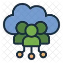 Cloud Konto Konto Benutzer Symbol