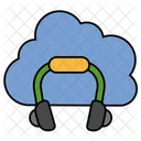 Cloud-Kopfhörer  Symbol