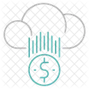 Cloud Geld Geschaft Symbol