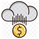 Cloud Geld Geschaft Symbol