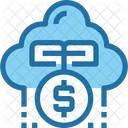 Investition Cloud Kosten Symbol