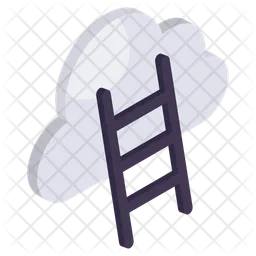 Cloud Ladder  Icon