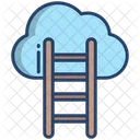 Cloud Ladder Ladder Stair Icon