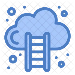 Cloud Ladder  Icon