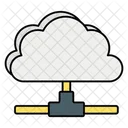 Cloud Lan Hosting Database Icon