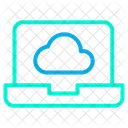Cloud Laptop Computing Icon