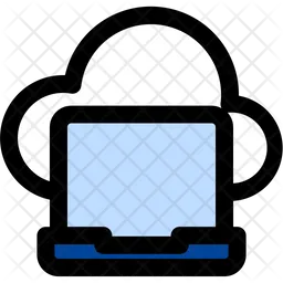 Cloud Laptop  Icon