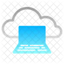 Cloud Laptop Cloud Computing Cloud Technology Icon
